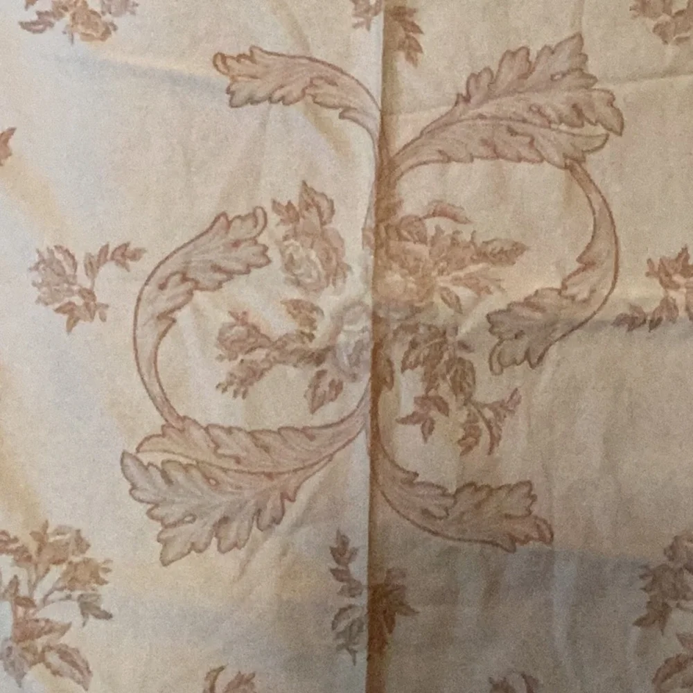 ⚜️ Les Tissages Tablecloth  FRENCH SCROLLED LUXURIOUS LINEN  100% COTTON
